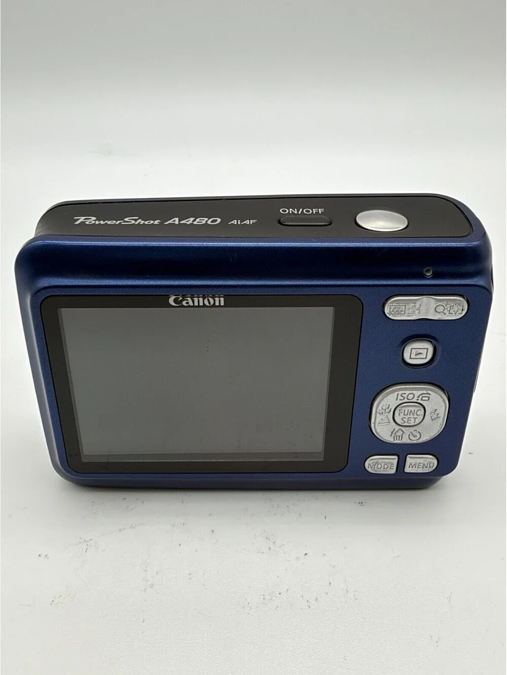 Canon‎ PowerShot A480 10MP Digital Camera Blue 3.3x Zoom Lens Error Parts Repair